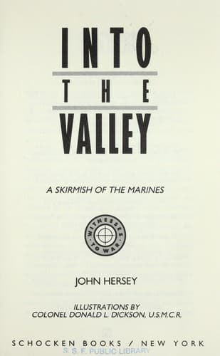 Tapa de Into the valley
