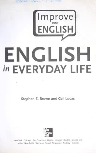 Tapa de Improve your English