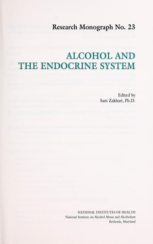 Tapa de Alcohol and the endocrine system