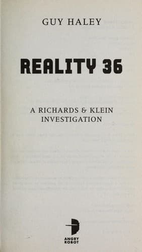 Tapa de Reality 36