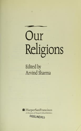 Tapa de Our religions