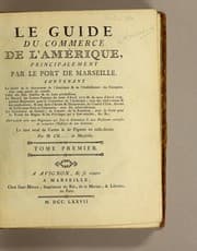 Tapa de Le guide du commerce de l'Amérique