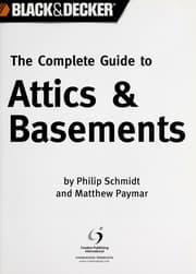 Tapa de The complete guide to attics & basements