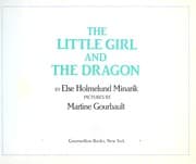 Tapa de The little girl and the dragon