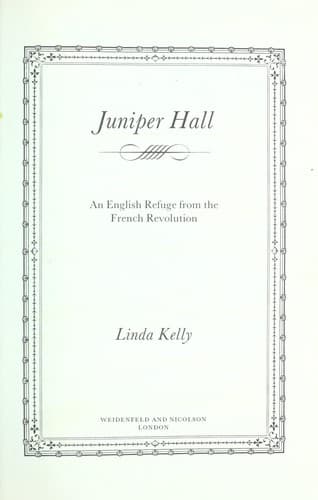 Tapa de Juniper Hall