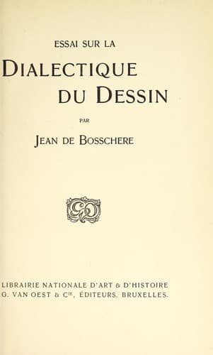 Tapa de Essai sur la dialectique du dessin