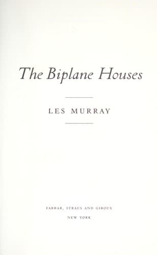 Tapa de The biplane houses