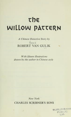 Tapa de The willow pattern