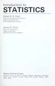 Tapa de Introduction to statistics