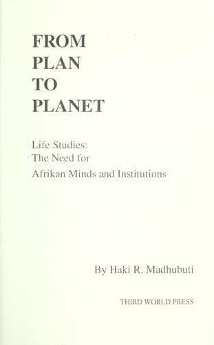 Tapa de From plan to planet