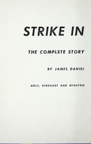 Tapa de Strike in the West, the complete story of the Cuban crisis