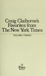 Tapa de Craig Claiborne's Favorites From The New York Times