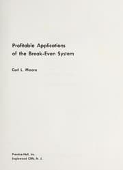 Tapa de Profitable applications of the break-even system