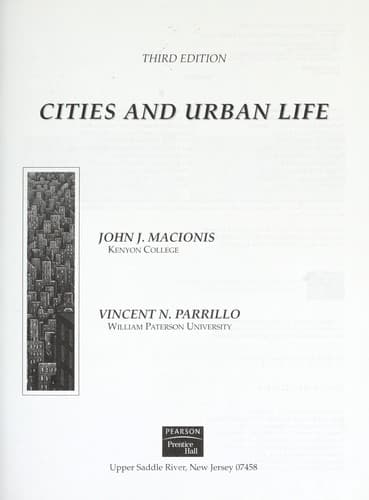 Tapa de Cities and urban life