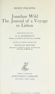 Tapa de Jonathan Wild, The journal of a voyage to Lisbon