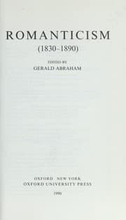 Tapa de Romanticism (1830-1890)