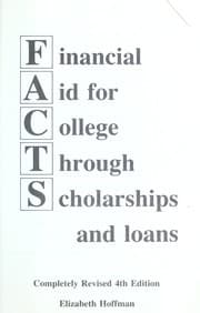 Tapa de FACTS, financial aid for college through scholarships and loans