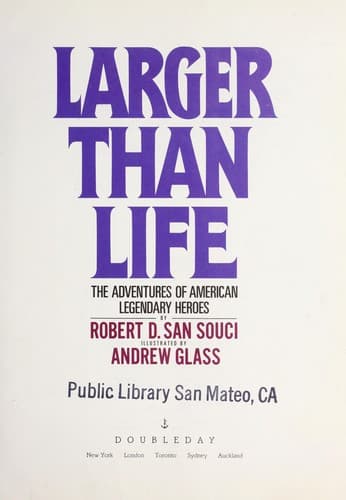 Tapa de Larger Than Life