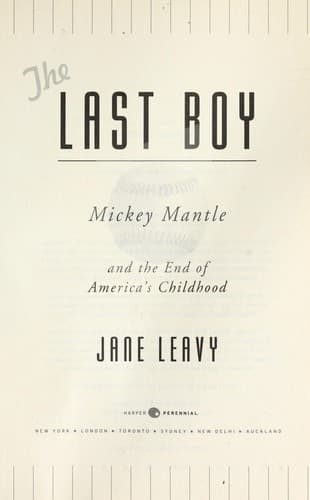 Tapa de The last boy