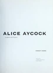 Tapa de Alice Aycock
