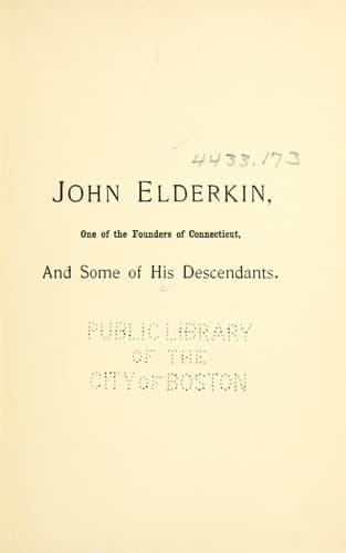 Tapa de John Elderkin
