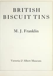 Tapa de British biscuit tins