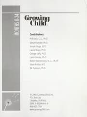 Tapa de Growing child