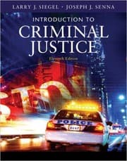 Tapa de Introduction to Criminal Justice