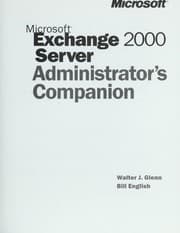 Tapa de Microsoft Exchange 2000 server administrator's companion