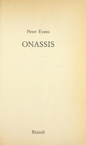 Tapa de Onassis