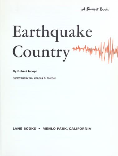 Tapa de Earthquake country.