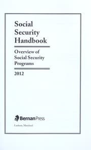 Tapa de Social Security Handbook