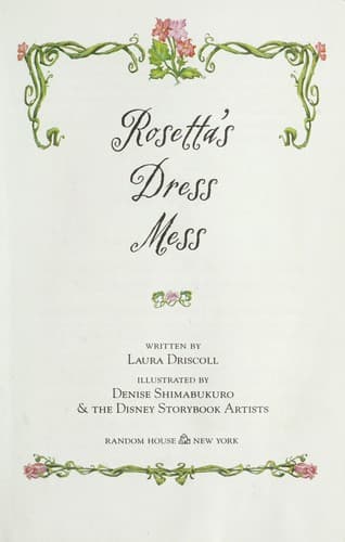 Tapa de Rosetta's dress mess