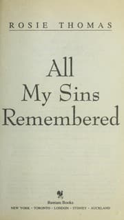 Tapa de All my sins remembered