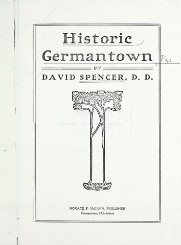 Tapa de Historic Germantown