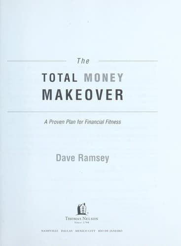 Tapa de The total money makeover