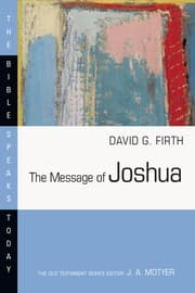 Tapa de The message of Joshua