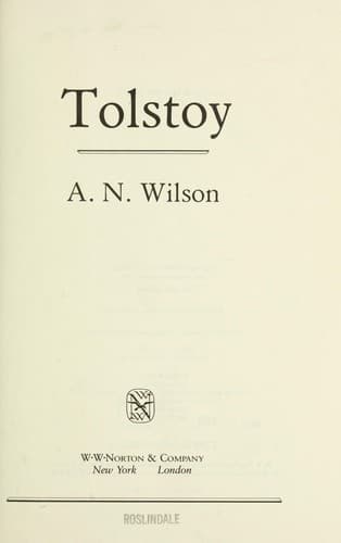 Tapa de Tolstoy