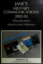 Tapa de Jane's Military Communications 1992-93