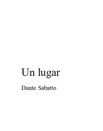 Tapa de El lugar