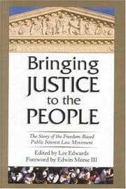 Tapa de Bringing Justice to the People