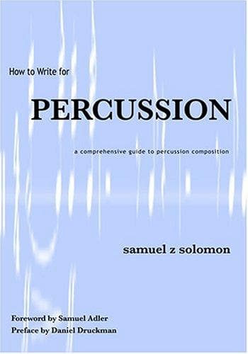 Tapa de How to Write for PERCUSSION
