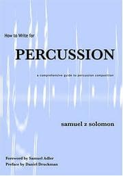 Tapa de How to Write for PERCUSSION