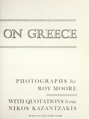 Tapa de Reflections on Greece