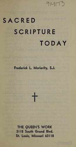 Tapa de Sacred scripture today
