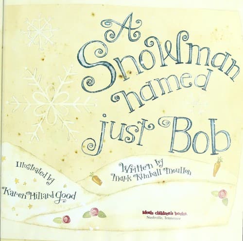 Tapa de A snowman named just Bob