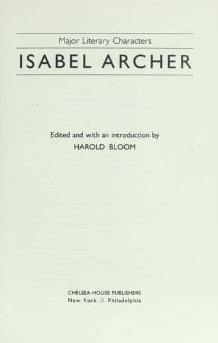 Tapa de Isabel Archer