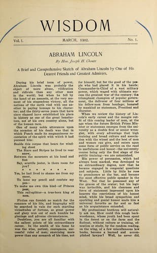 Tapa de Abraham Lincoln