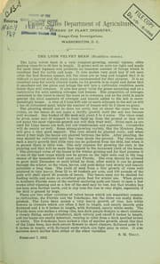 Tapa de The Lyon velvet bean (Stizolobium niveum)
