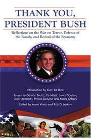 Tapa de Thank you, President Bush